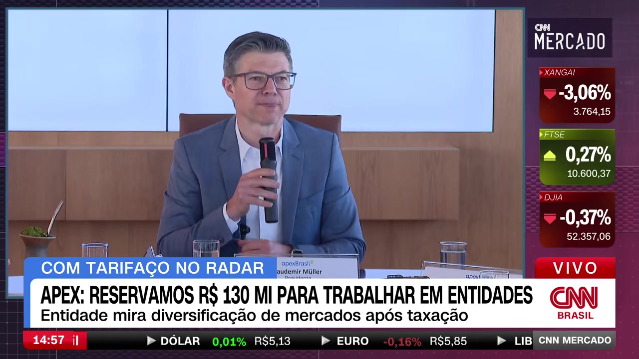 Laudemir Müller, da ApexBrasil, em entrevista