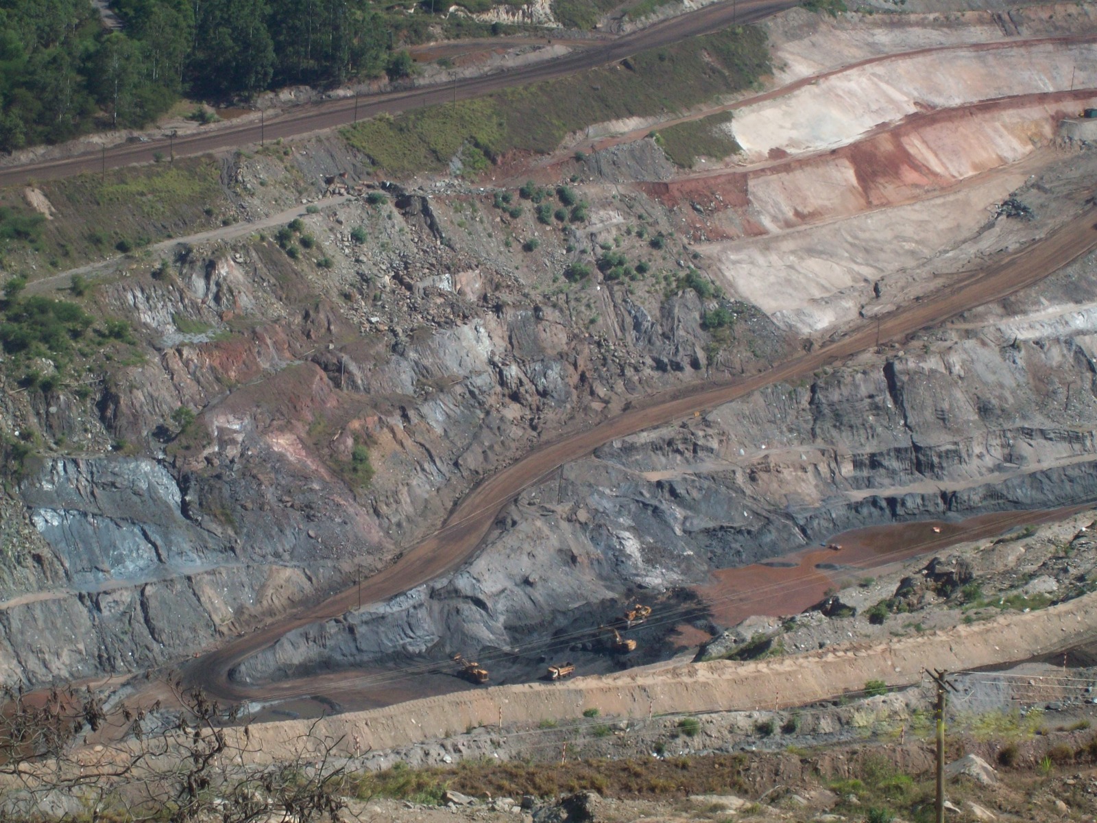 Mina de ferro da Vale em Itabira, Minas Gerais